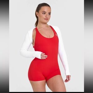 Unified White Long Sleeve Shrug